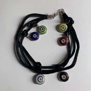 NEW Multicolor 🧿 Evil Eye Charm Bracelet